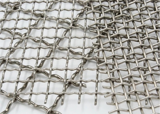 0.5mm Roestvrije Geplooide Draad Mesh Intermediate Construction Rigid Barbecue