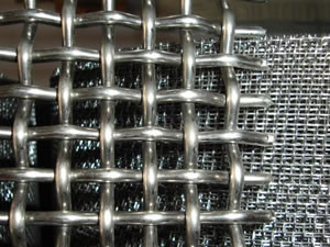 Gegalvaniseerde Geplooide Geweven Draad Mesh Stainless Steel 15m Zuurvaste Breedte