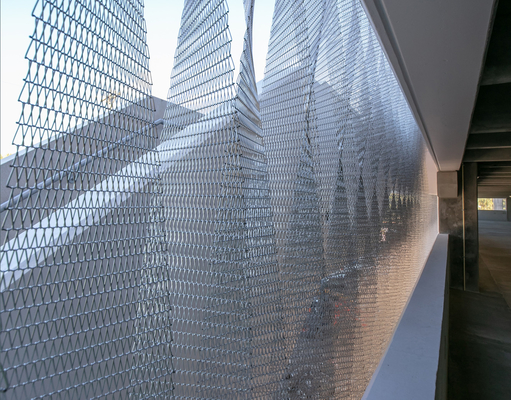 1.2m 1m Architecturaal Metaal Mesh Powder Coated Corrosion Resistance