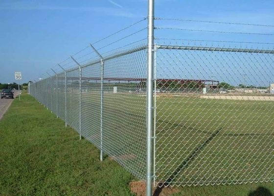 De Verbindingsomheining Fabric Waterproof 50x50 Mesh White Color van de aluminiumketting