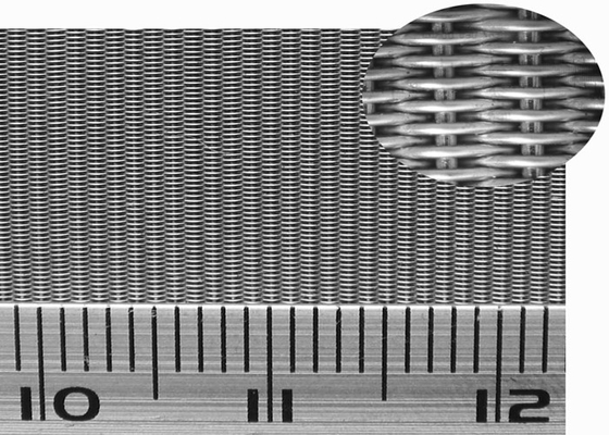 24×110 Mesh Ss 304 Draad Mesh Dia 0.355×0.25mm 120 Micron Duidelijk Nederlands Weefsel