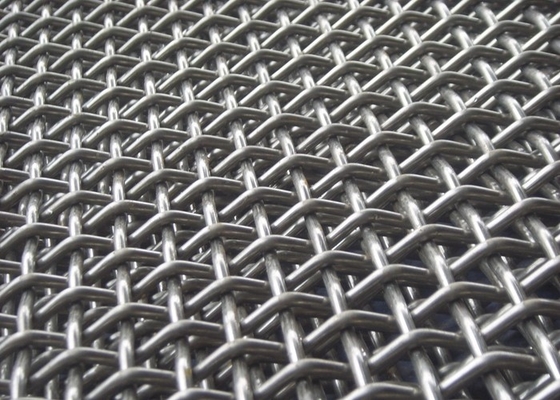 SS304 duidelijk Geplooid het Schermnetwerk van Draadmesh fence carbon steel mining