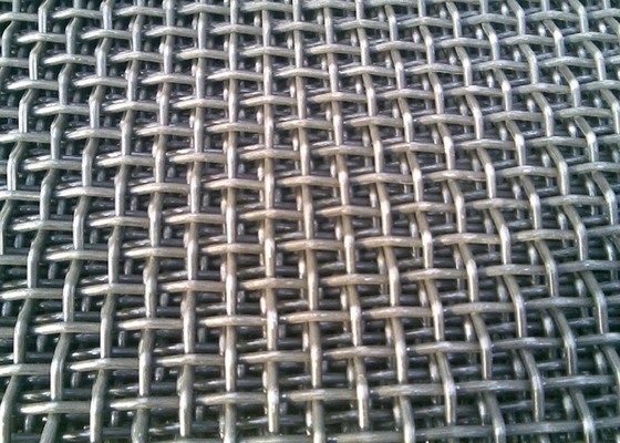 SS304 duidelijk Geplooid het Schermnetwerk van Draadmesh fence carbon steel mining