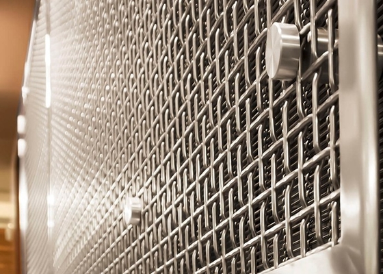 Decoratieve Balustrade Geplooide Draad Mesh Railing Infill Panels