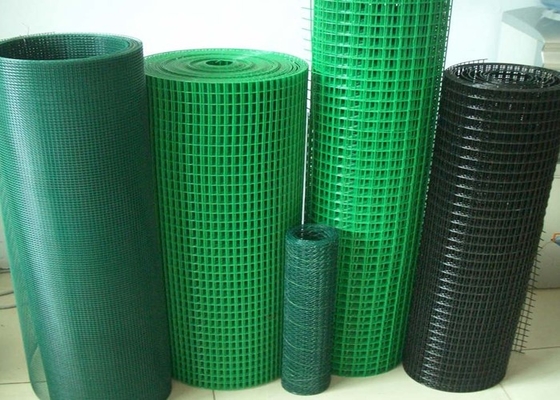 Groen pvc bedekte Gelaste Draad Mesh Fencing met een laag