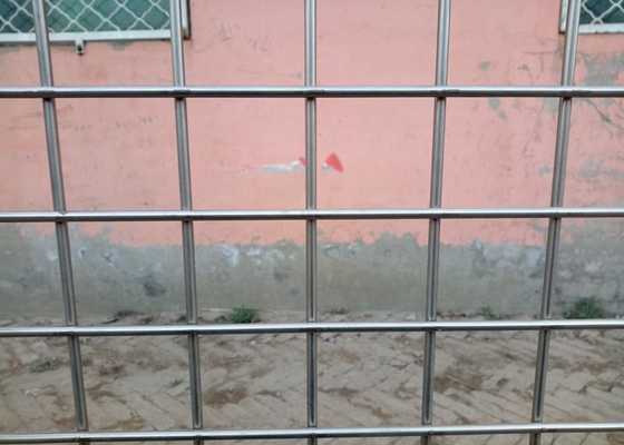 Roestvrij staal Gelaste Draad 12 Maat Zilveren Kleur van Mesh Panel 1 X 1