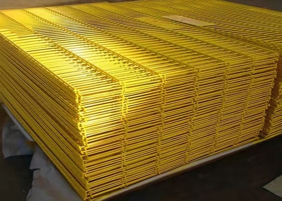 Pvc bedekte Gelaste Draad Mesh Panel Long Hole 2,0 met een laag - 4.0mm Draadmaat