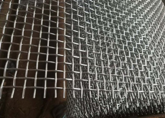 0.510mm galvaniseerde de Hete Onderdompeling Draadnetwerk, Roestvrij staal Geplooid Mesh For Protection