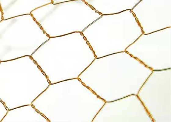 Messing/Koper Hexagonaal Draadnetwerk 0.52m Breedte voor Bescherming