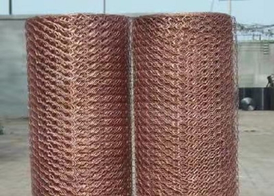 Messing/Koper Hexagonaal Draadnetwerk 0.52m Breedte voor Bescherming