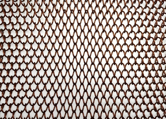 Diamond Hole Architectural Metal Mesh 0.52m de Rolgordijn van het Breedtemetaal
