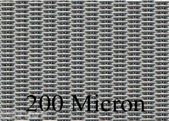12x64 Mesh Stainless Steel Dutch Wire de Doek van de Netwerk/200 Micron Filter