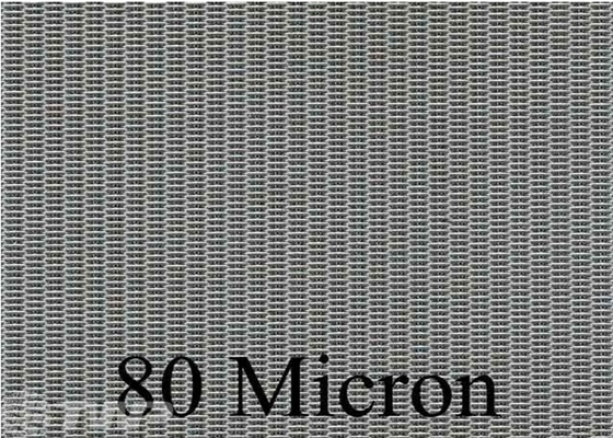 De Nederlandse Draad Mesh Filter Cloth 80 Micron 24x110 van het Weefselroestvrije staal