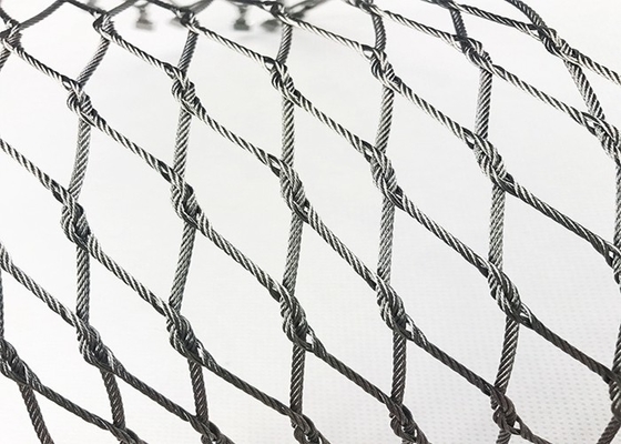 Flexibele Roestvrij staaldraad Mesh Rope Woven 1.2mm 1.6mm Diameter