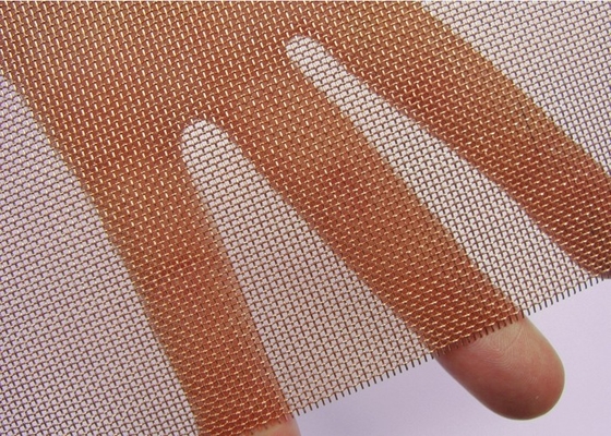 Fijn Koper Mesh Fabric, 60 Netwerk 80 Bestand Mesh Copper Shielding Mesh Wear