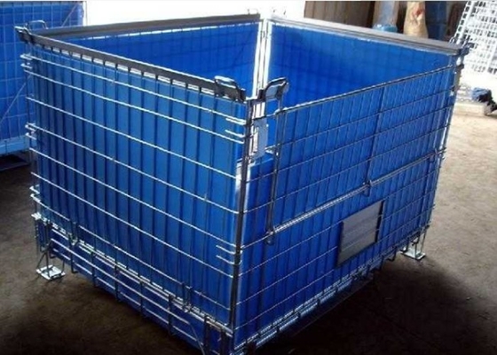 Metaal Mesh Storage Containers, Omzetdraad Mesh Storage Boxes