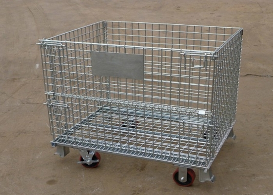 Metaal Mesh Storage Containers, Omzetdraad Mesh Storage Boxes