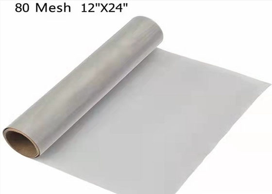 1M X 100F Roestvrij staaldraad Mesh Roll 80X80 Mesh For Sieving/het Filtreren