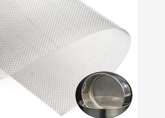 1M Width Stainless Steel het Vierkante Gat 90X90 Mesh Silver Color van de Draaddoek