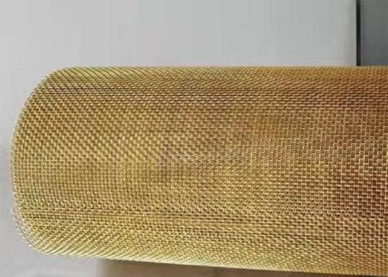 Netwerk van de messings het Decoratieve Draad SWG38 60X60 Mesh Plain Weave Woven Type