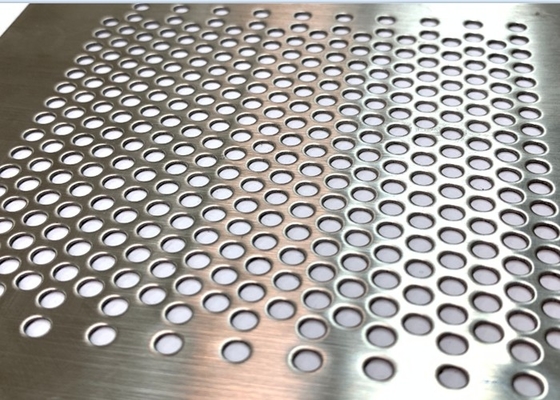 2m 2.44m Geperforeerd Staal Mesh Sheets, Roestvrij staal Geperforeerd Blad 316