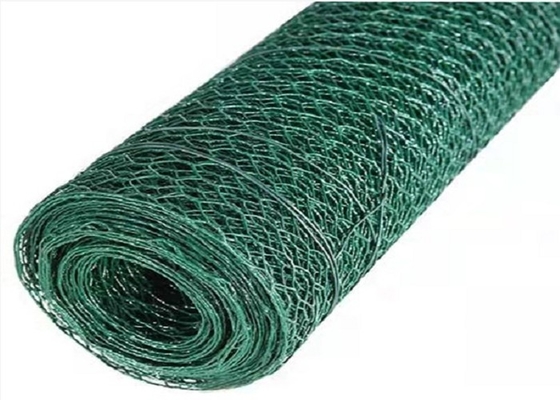 Pvc bedekte Hexagonaal Draadnetwerk met een laag 0.6mm - 4.4mm Hexagonaal Plastic Netwerk