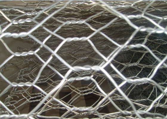 Flexibele en Permeabele Steencontainer/Hexagonale Gabion-Mand