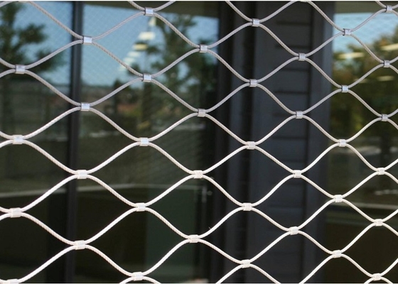 De zilveren Kabel Mesh For Protection Free Sample van de Roestvrij staalmetalen kap