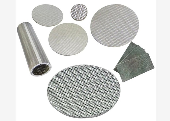 De Gesinterde Draad Erkend Mesh Filters ISO9001 van de slijtageweerstand Roestvrij staal