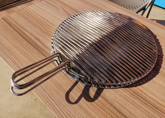 De gezonde/Hygiënische Zilveren Kleur van 316 304 Roestvrij staalgrills voor BARBECUE