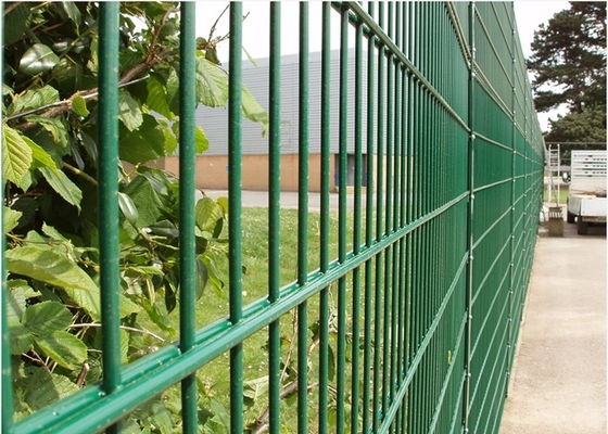 De dubbele Draad laste Veiligheidsomheining, 1m Zilveren Gegalvaniseerde Draadomheining Panels