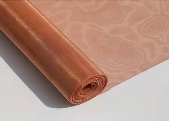 99.8% 100 Mesh Copper Wire Mesh/Stof 1m niet Magnetische Breedte