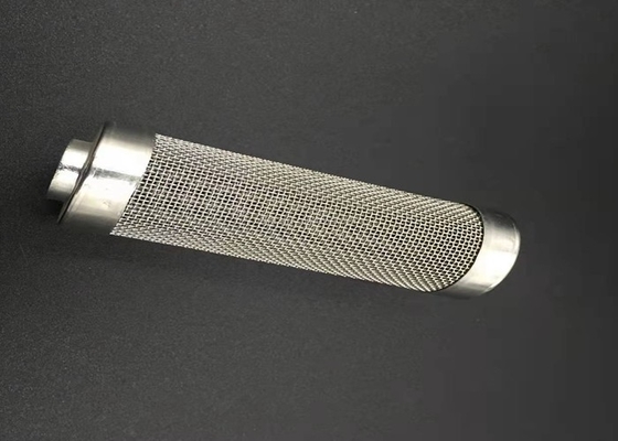 Omrande 2mm 635mesh Roestvrij staaldraad Mesh Tube Cylinder Filters