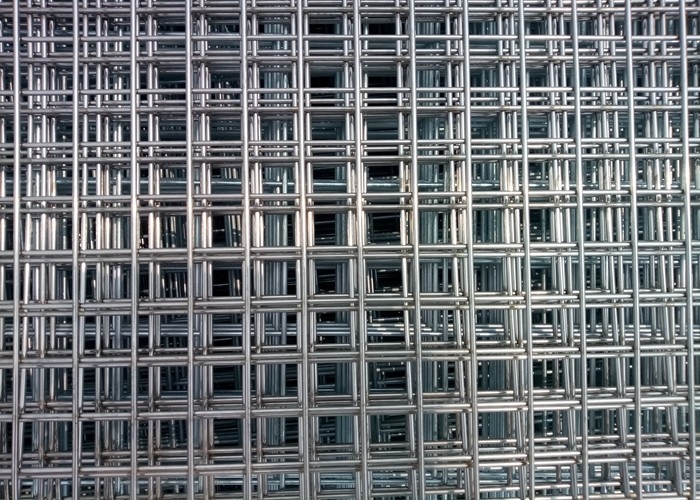 Roestvrij staal Gelaste Draad 12 Maat Zilveren Kleur van Mesh Panel 1 X 1