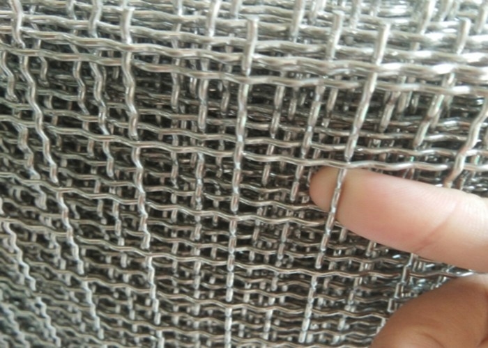 0.510mm galvaniseerde de Hete Onderdompeling Draadnetwerk, Roestvrij staal Geplooid Mesh For Protection