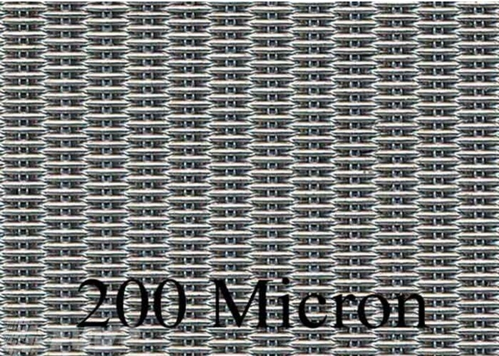 12x64 Mesh Stainless Steel Dutch Wire de Doek van de Netwerk/200 Micron Filter