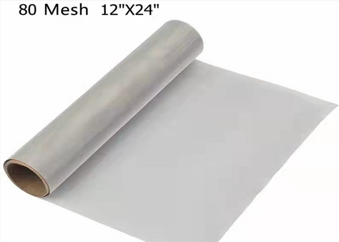 1M X 100F Roestvrij staaldraad Mesh Roll 80X80 Mesh For Sieving/het Filtreren