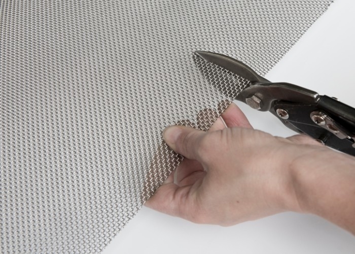 Vierkant Gat SS 316 Draad Mesh Alkali Resistant 24X24 Mesh Stainless Steel Wire Fabric