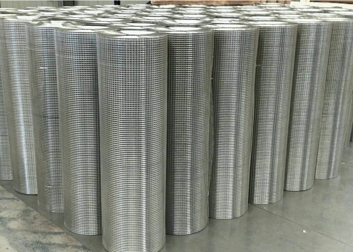 Gegalvaniseerde Gelaste Draad Mesh Rolls 3/8 het Openen van“ X 3/8“ de Omheining van de Bouwperimeter