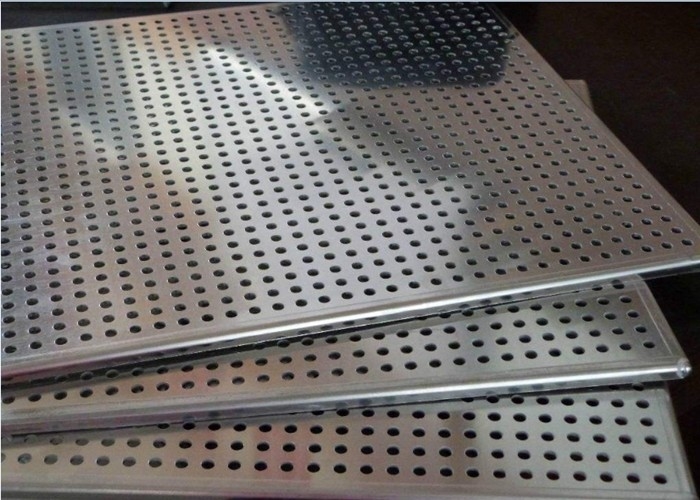 2m 2.44m Geperforeerd Staal Mesh Sheets, Roestvrij staal Geperforeerd Blad 316